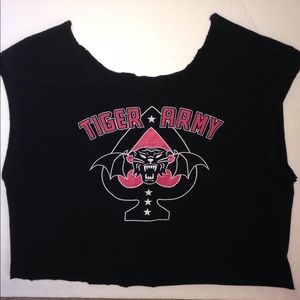 *CLEARANCE* TIGER ARMY DIY CROP TOP